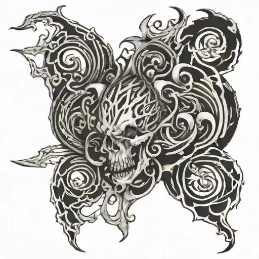 age of madness tattoo design idea