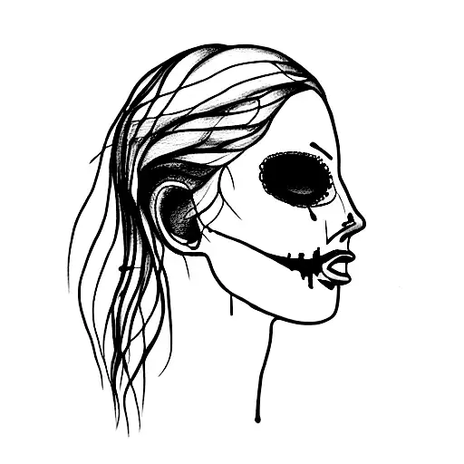 you talk of the pain like it's all alright But I know that you feel like a piece of you's dead inside tattoo design idea