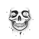 you talk of the pain like it's all alright But I know that you feel like a piece of you's dead inside tattoo design idea