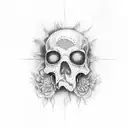 you talk of the pain like it's all alright But I know that you feel like a piece of you's dead inside tattoo design idea