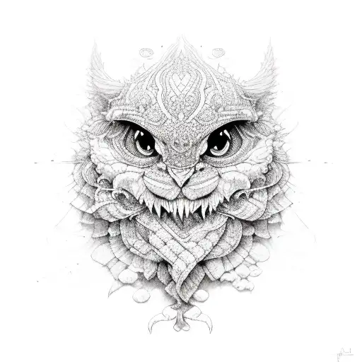 crochet tattoo design idea