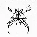 crochet tattoo design idea