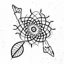 crochet tattoo design idea