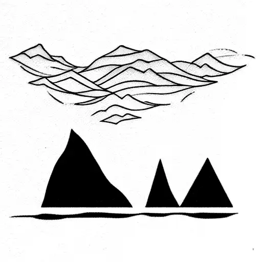 I want a chest tattoo, about 4 inches that is nature realted either the sea or the countryside tattoo design idea