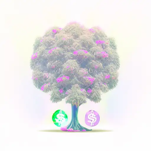 money tree tattoo design idea