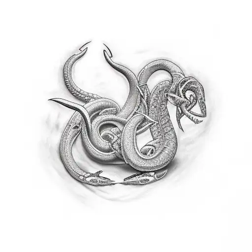 Jörmungandr tattoo design idea