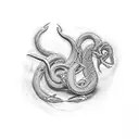 Jörmungandr tattoo design idea