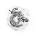 Jörmungandr tattoo design idea