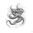 Jörmungandr tattoo design idea