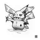 Pokémon mimikyu tattoo design idea