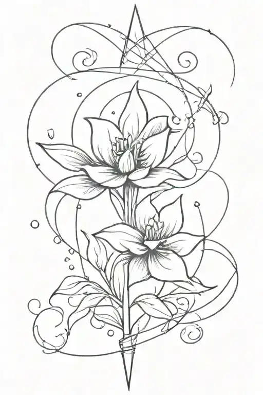 abracadabra tattoo design idea