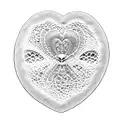 a heart shaped sand dollar tattoo design idea