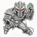 MF DOOM tattoo design idea