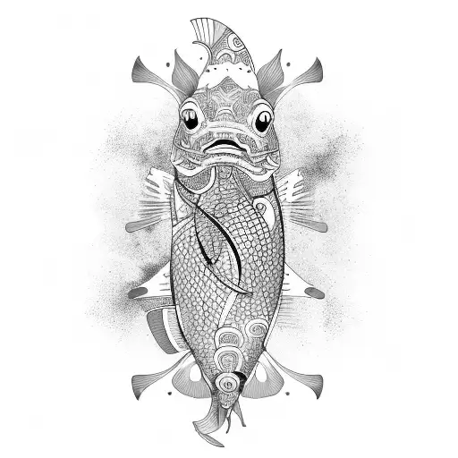 Koi Fish tattoo design idea