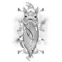 Koi Fish tattoo design idea