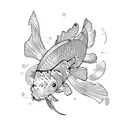 Koi Fish tattoo design idea