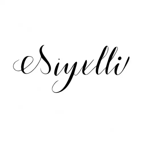 the word nielli with roses behind with shading tattoo design idea