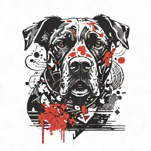 up movie dog tattoo design idea