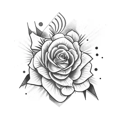 A collage of flowers forming the names Jace, Madison, Ella, and Harper tattoo design idea