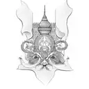 postcard from kraków poland tattoo design idea