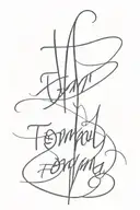 the name tommy in calligraphy font spinal tattoo   tattoo design idea