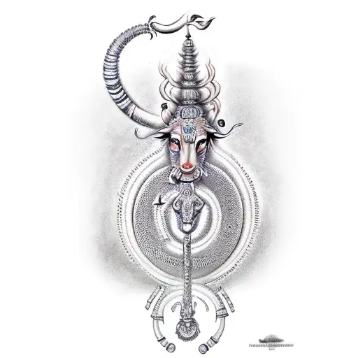 shiva nataraja tattoo design idea