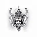 shiva nataraja tattoo design idea