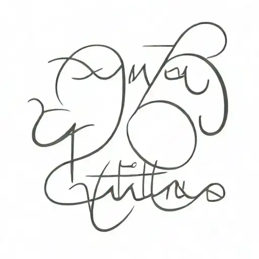 text written tattoo design idea