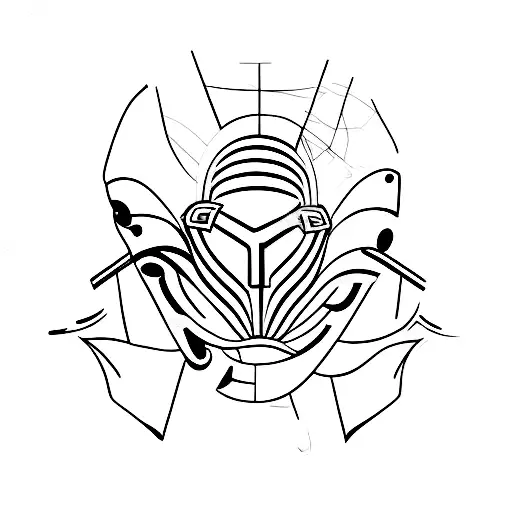 A minimalist tattoo of a dancing silhouette with F1 race cars in the background tattoo design idea