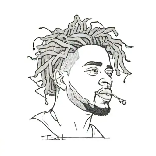 love yourz j cole tattoo design idea