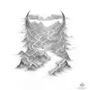 map the path to paradise through hell tattoo design idea