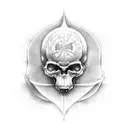 map the path to paradise through hell tattoo design idea