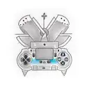 playstation 4 controller tattoo design idea