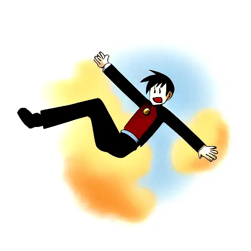 Falling Man tattoo design idea