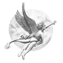 Icarus tattoo design idea
