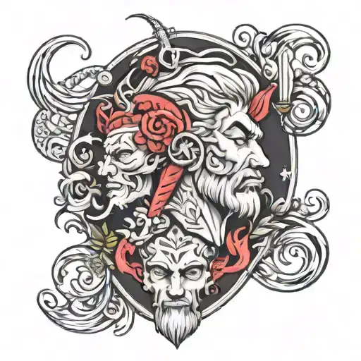 Samson  tattoo design idea