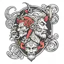 Samson  tattoo design idea