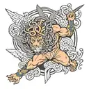 Samson  tattoo design idea