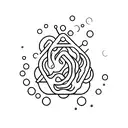 ketamine tattoo design idea