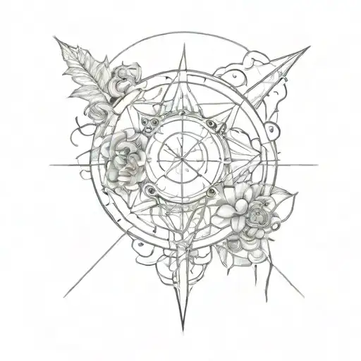 Everything happens for a reason tattoo design idea