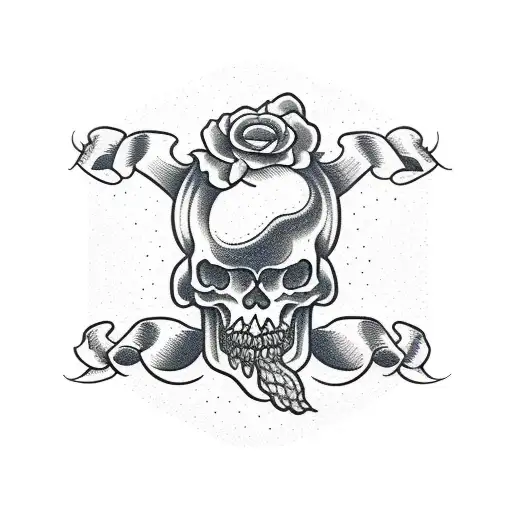 Hirsch schädel, das Geweih aus keltischen Knoten. tattoo design idea