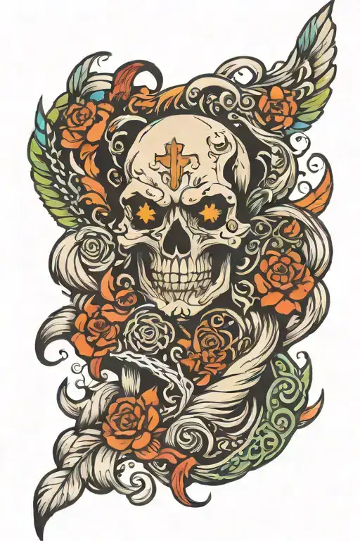 power, leadership and authority tattoo design idea