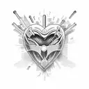 A man’s heart diviseth his way, but the lord directeth his steps proverbs 16:9 tattoo design idea