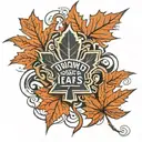 Toronto maple leafs tattoo design idea