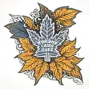Toronto maple leafs tattoo design idea