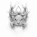 without fear there is no bravery  tattoo design idea