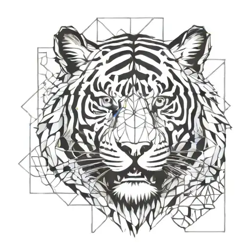 TIGRE ET TIGRESSE   tattoo design idea