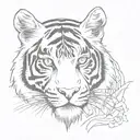 TIGRESS tattoo design idea