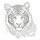 TIGRESS tattoo design idea