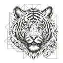 TIGRE ET TIGRESSE   tattoo design idea